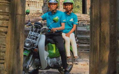 Phreah Khan and Phnom Bok by Scooter